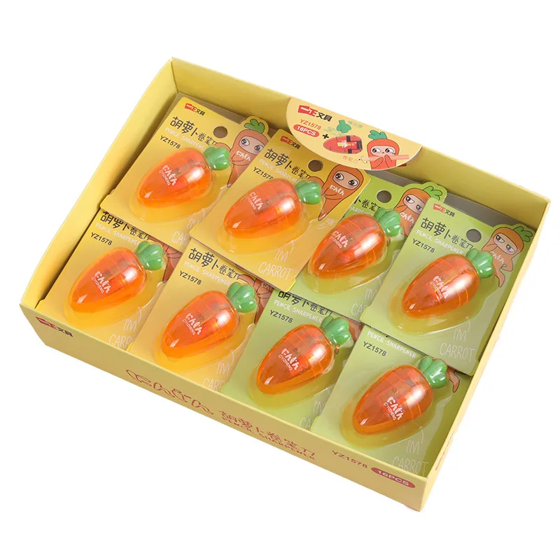 Creative Stationery Vegetable Carrot Pencil Sharpener Manual Pencil Sharpener Cartoon Cute Pineapple Pencil Roll 
Creative Stationery Vegetable Carrot Pencil Sharpener Manual Pencil Sharpener Cartoon Cute Pineapple Pencil Roll