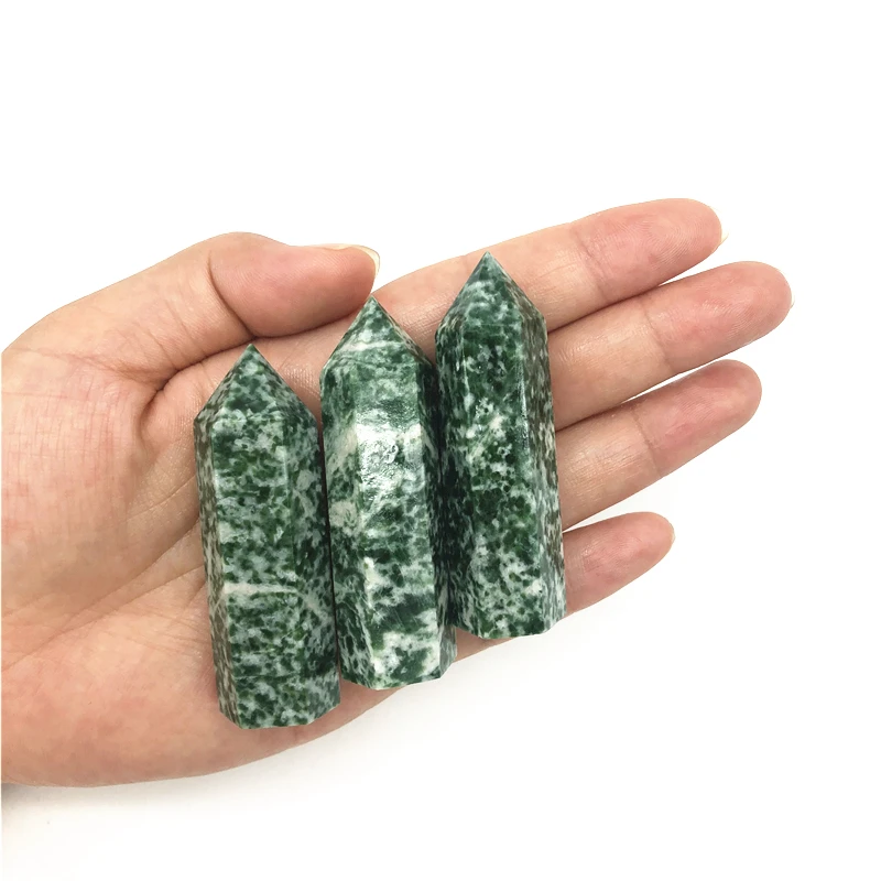Beautiful 1PC Natural Qing Hai Green Spot Point Healing High Quality Mineral Stone Collection Natural Quartz Crystals
Beautiful 1PC Natural Qing Hai Green Spot Point Healing High Quality Mineral Stone Collection Natural Quartz Crystals
