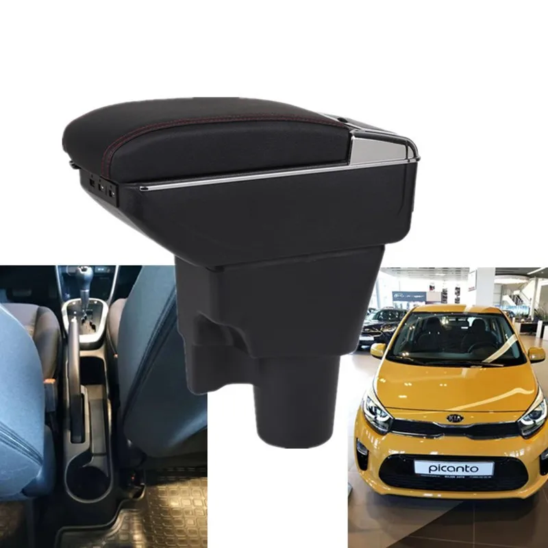 Фото Для Kia Picanto подлокотник центральной содержание склада пиканто коробка с