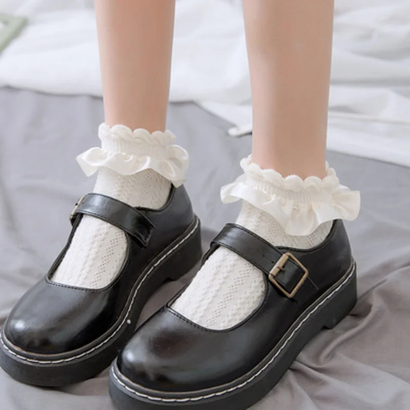 New Cute Socks Ruffle Socks Lolita Short Socks Cosplay Costumes Accessories Nylon Lace Socks Anime Cartoon Sweet Girls Hosiery
New Cute Socks Ruffle Socks Lolita Short Socks Cosplay Costumes Accessories Nylon Lace Socks Anime Cartoon Sweet Girls Hosiery