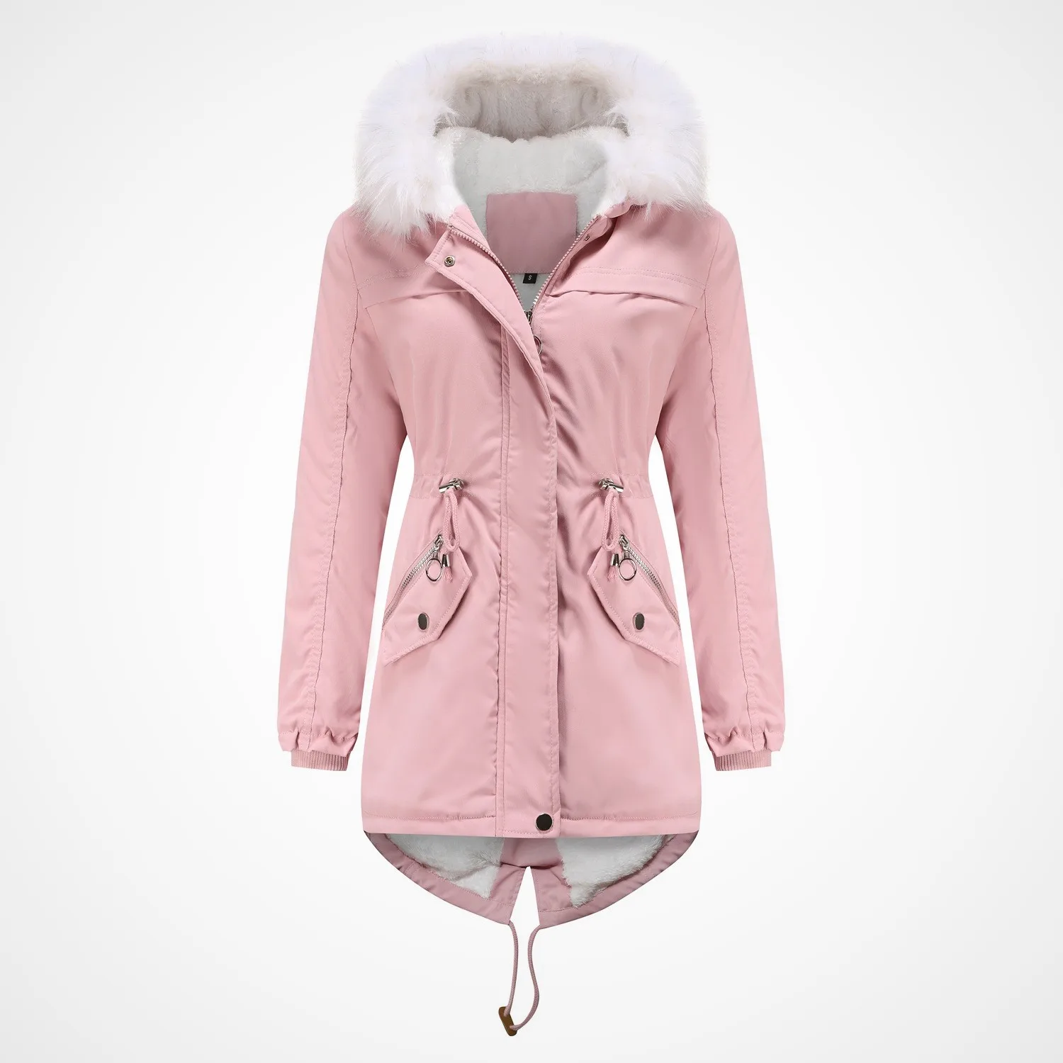 2021 New Autumn Winter Women Pink Jacket Mid-length Ladies Overcoat Hooded Parka Print Design Female Quilted Coats
2021 New Autumn Winter Women Pink Jacket Mid-length Ladies Overcoat Hooded Parka Print Design Female Quilted Coats