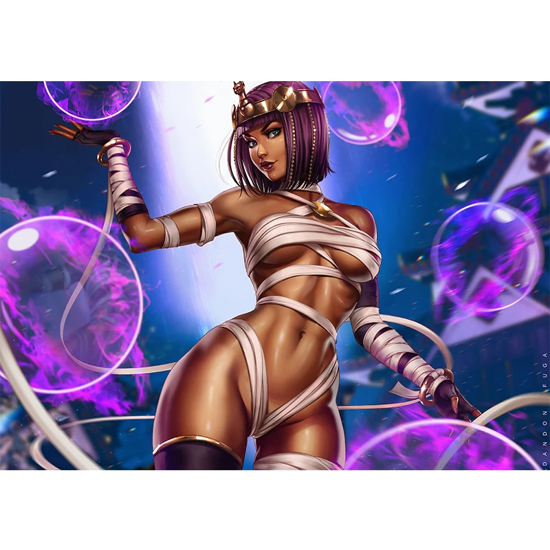 Print Anime Sexy Menat Crystal Ball Bandage Canvas Painting 21x30cm 30x45cm Custom Video Game Art Posters Wall Pictures for Room
Print Anime Sexy Menat Crystal Ball Bandage Canvas Painting 21x30cm 30x45cm Custom Video Game Art Posters Wall Pictures for Room