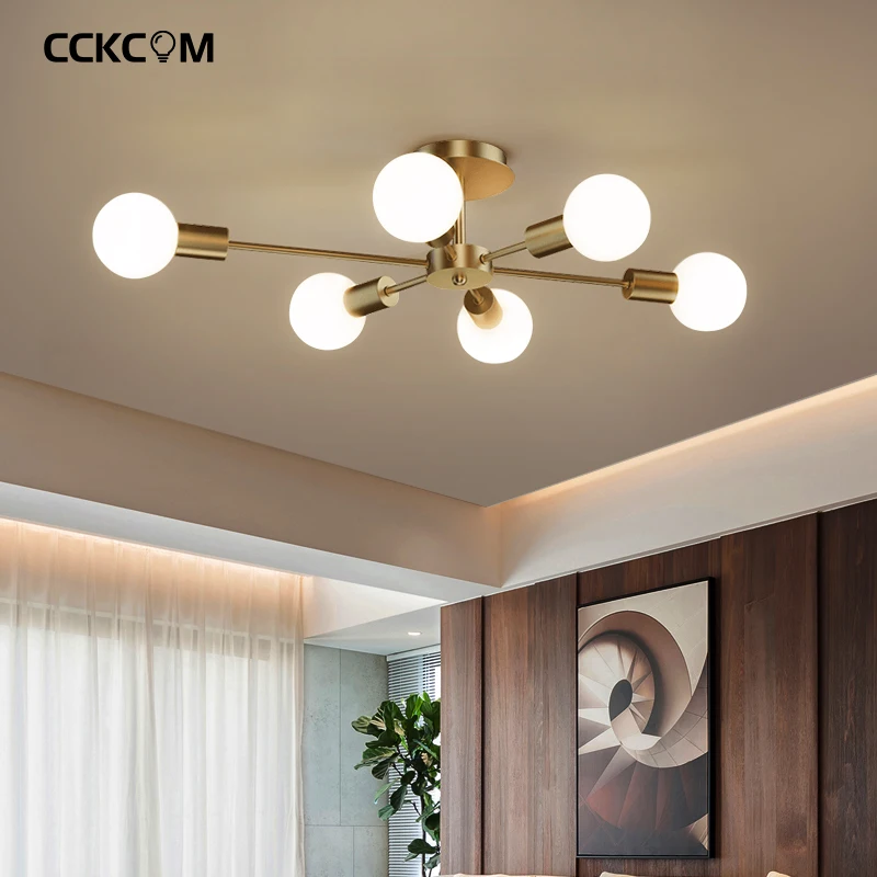 2021 New Modern Ceiling Lamp Copper Design Restaurant Bedroom Living Room Creative LED Lighting Ceiling Light Home Decor Fixture
2021 New Modern Ceiling Lamp Copper Design Restaurant Bedroom Living Room Creative LED Lighting Ceiling Light Home Decor Fixture