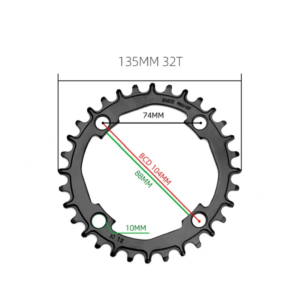 104BCD MTB Bike Steel Chainring 32T 34T 36T 38T 40T 12 Speed Mountain Bicycle Narrow Wide Chainwheel Direct Mount Cycling Parts
104BCD MTB Bike Steel Chainring 32T 34T 36T 38T 40T 12 Speed Mountain Bicycle Narrow Wide Chainwheel Direct Mount Cycling Parts