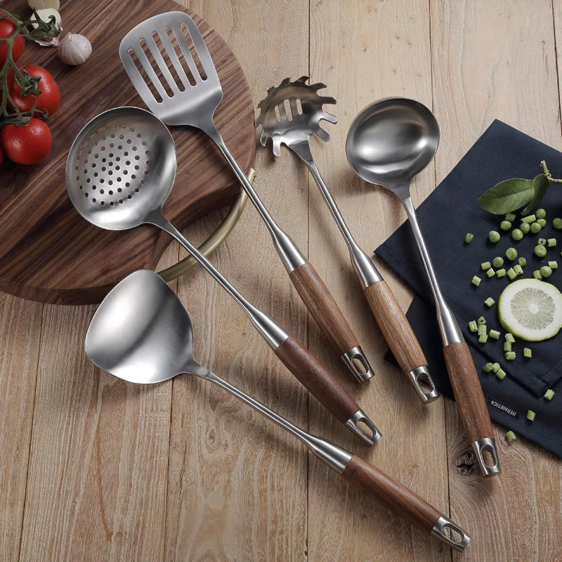 SUS 304 Wooden Handle Cooking Tool Sets Spoon Turner Shovel Pasta Spaghetti Noodle Server Kitchenware Kitchen Utensils Cookware
SUS 304 Wooden Handle Cooking Tool Sets Spoon Turner Shovel Pasta Spaghetti Noodle Server Kitchenware Kitchen Utensils Cookware