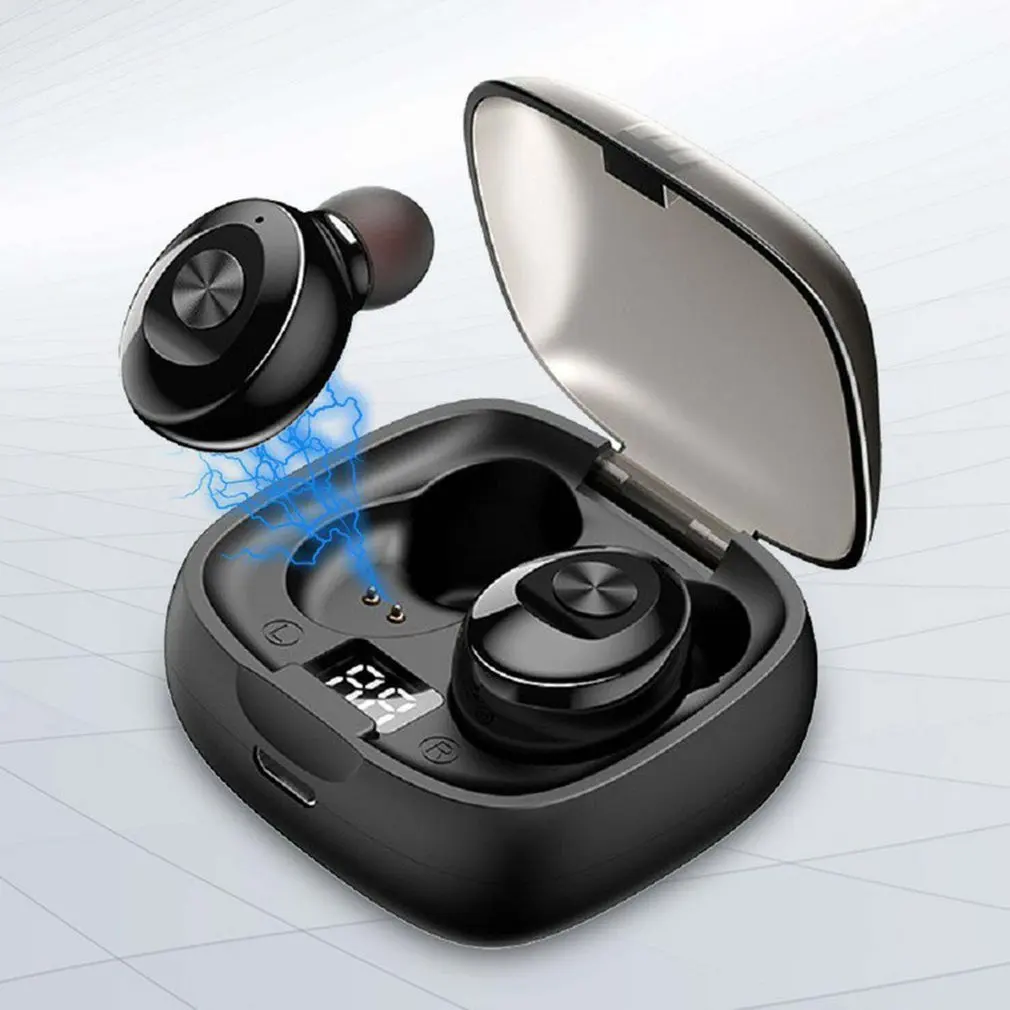 Wireless Bluetooth-compatible Headsets Earphones Stereo Headphones Sport Noise Cancelling Mini Earbuds for All Smart Phone
Wireless Bluetooth-compatible Headsets Earphones Stereo Headphones Sport Noise Cancelling Mini Earbuds for All Smart Phone