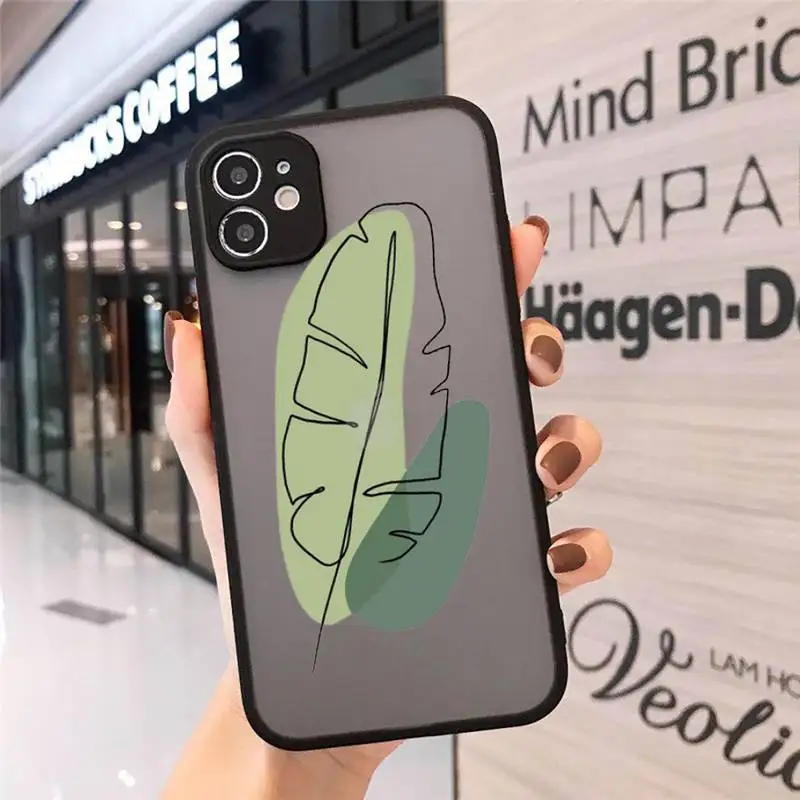 Art leaf flower design retro Phone Case Matte Transparent for iPhone 7 8 11 12 s mini pro X XS XR MAX Plus cover funda
Art leaf flower design retro Phone Case Matte Transparent for iPhone 7 8 11 12 s mini pro X XS XR MAX Plus cover funda