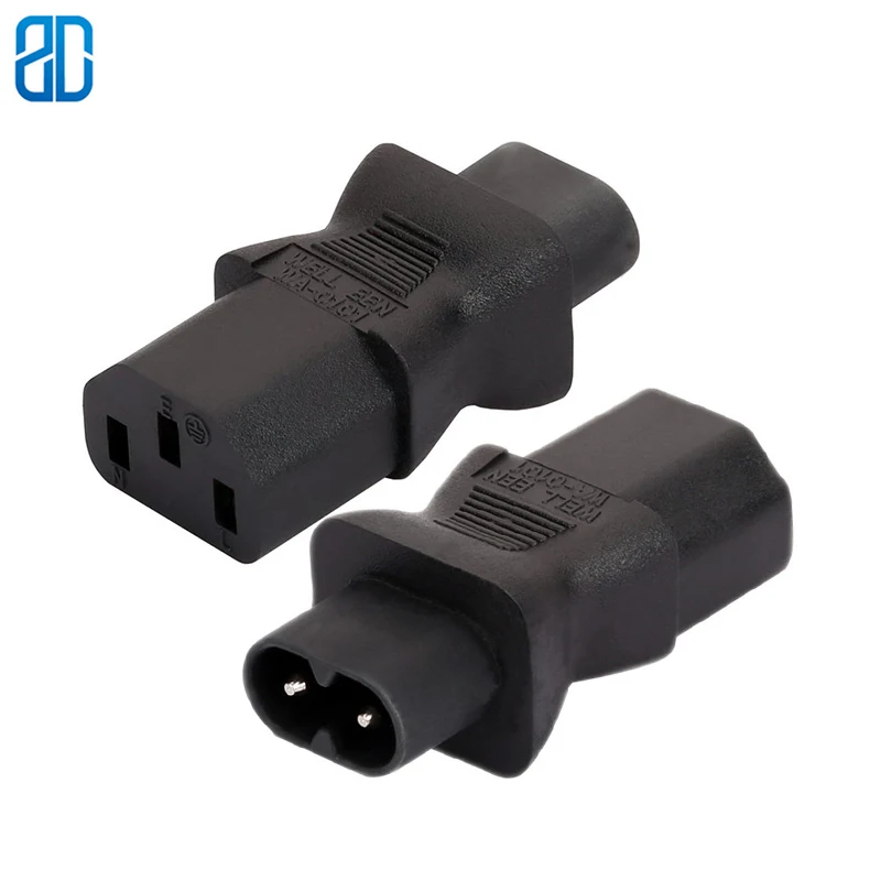 C8 C13 IEC 320 к адаптер питания переменного тока 3 полюса гнездо 2Pin рис. 8 штекер AC