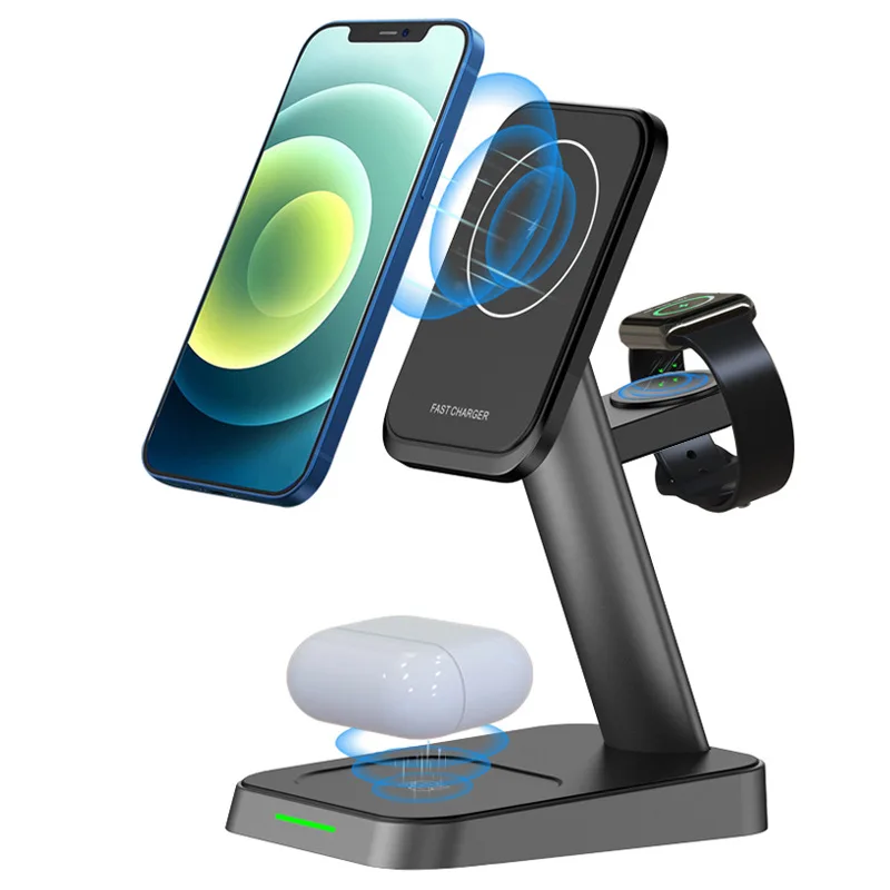 15W Qi Fast Charging Wireless Charger for iPhone 13 12 11 Pro XS XR X 3 in 1 Dock Station For Apple Watch SE 6 5 4 3 AirPods Pro
15W Qi Fast Charging Wireless Charger for iPhone 13 12 11 Pro XS XR X 3 in 1 Dock Station For Apple Watch SE 6 5 4 3 AirPods Pro