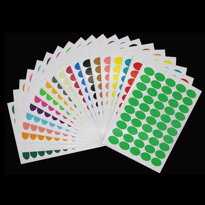 A4 Waterproof Colore Dot Label Sticker Write Self-sticking Size Printer Paper Oval Laser Pinhole Cosmetic Month Mouth Blank Mark
A4 Waterproof Colore Dot Label Sticker Write Self-sticking Size Printer Paper Oval Laser Pinhole Cosmetic Month Mouth Blank Mark