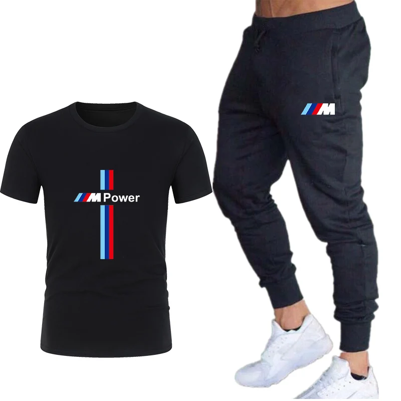 2021 Summer BMW printing brand Men's Set Tracksuit Sportswear Track Suits Male Sweatsuit Short Sleeves T shirt 2 piece set
2021 Summer BMW printing brand Men's Set Tracksuit Sportswear Track Suits Male Sweatsuit Short Sleeves T shirt 2 piece set