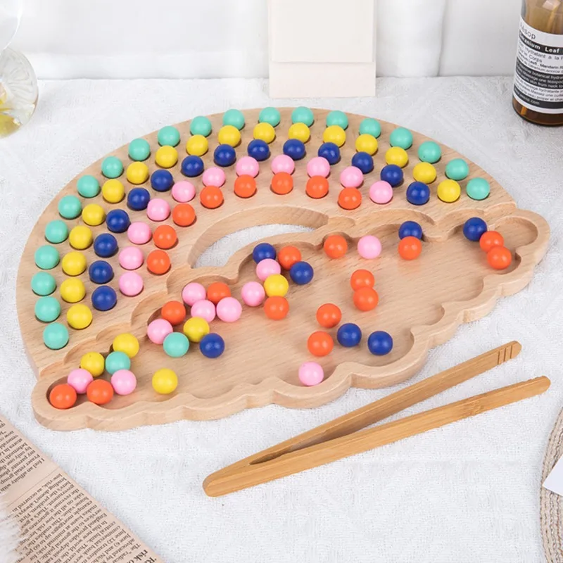 New Rainbow Building Block Bead Game 0.53 Early Education Hand Eye Coordination Children'S Toy Montessori Concept Education
New Rainbow Building Block Bead Game 0.53 Early Education Hand Eye Coordination Children'S Toy Montessori Concept Education