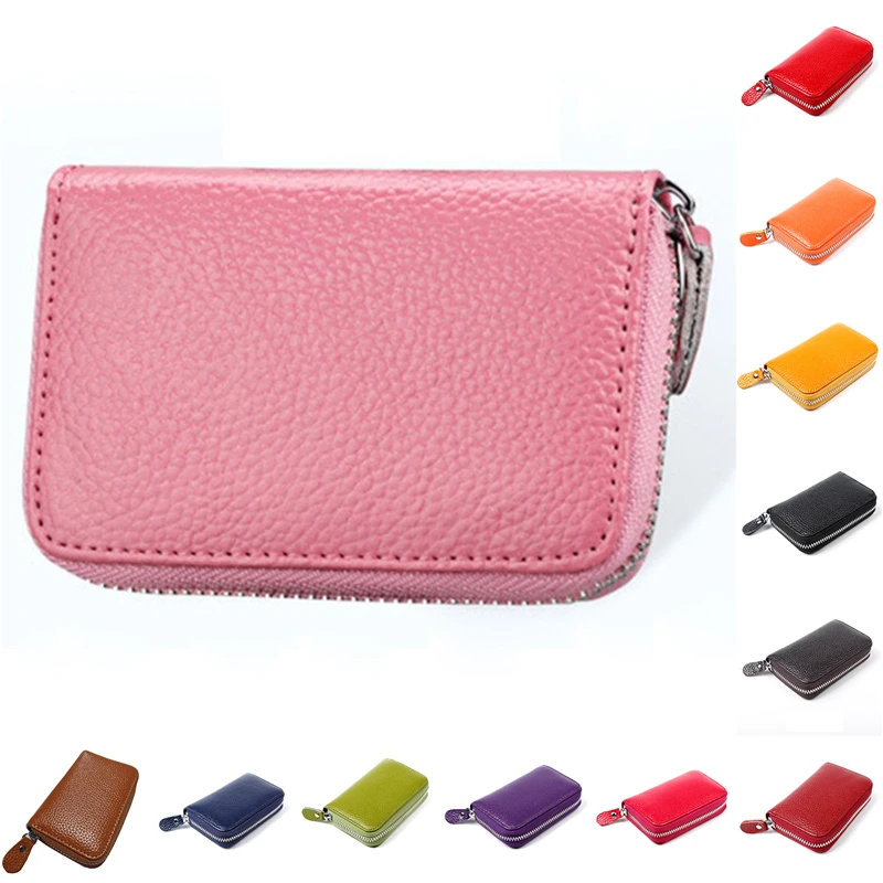 Simple Card Holder Female PU Leather Zipper Business Credit Card Holder Unisex Pocket Card Case Coin Purse
Simple Card Holder Female PU Leather Zipper Business Credit Card Holder Unisex Pocket Card Case Coin Purse