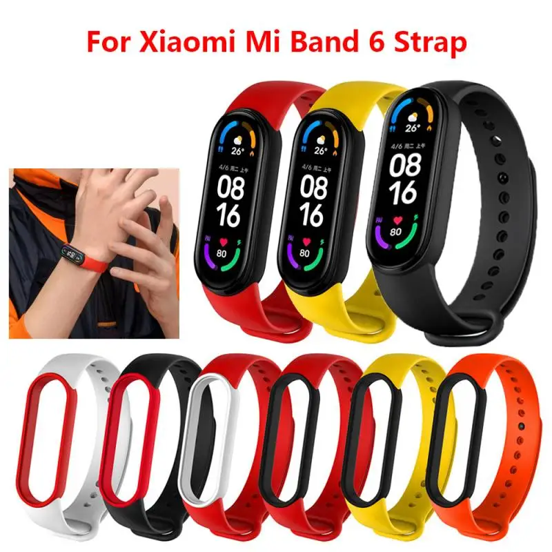 Цветной браслет для Xiaomi Mi Band 6, спортивный ремешок для часов, силиконовый ремешок на запястье для Xiaomi Mi Band 6, браслет для Miband 6
Цветной браслет для Xiaomi Mi Band 6, спортивный ремешок для часов, силиконовый ремешок на запястье для Xiaomi Mi Band 6, браслет для Miband 6