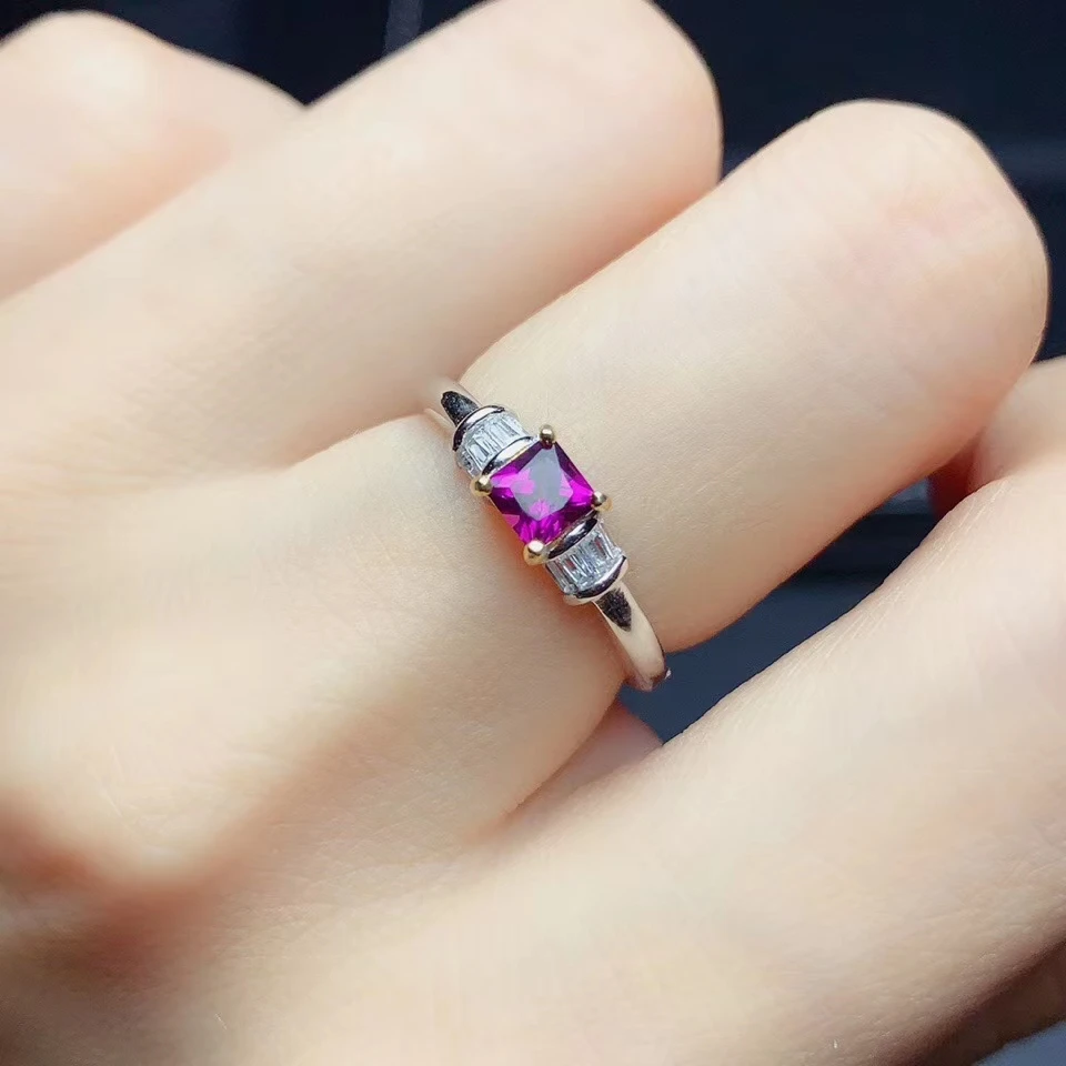 CoLife Jewelry Fashion Garnet Ring for Daily Wear 4mm Natural Garnet Silver Ring 925 Silver Garnet Jewelry Gift for Girl
CoLife Jewelry Fashion Garnet Ring for Daily Wear 4mm Natural Garnet Silver Ring 925 Silver Garnet Jewelry Gift for Girl