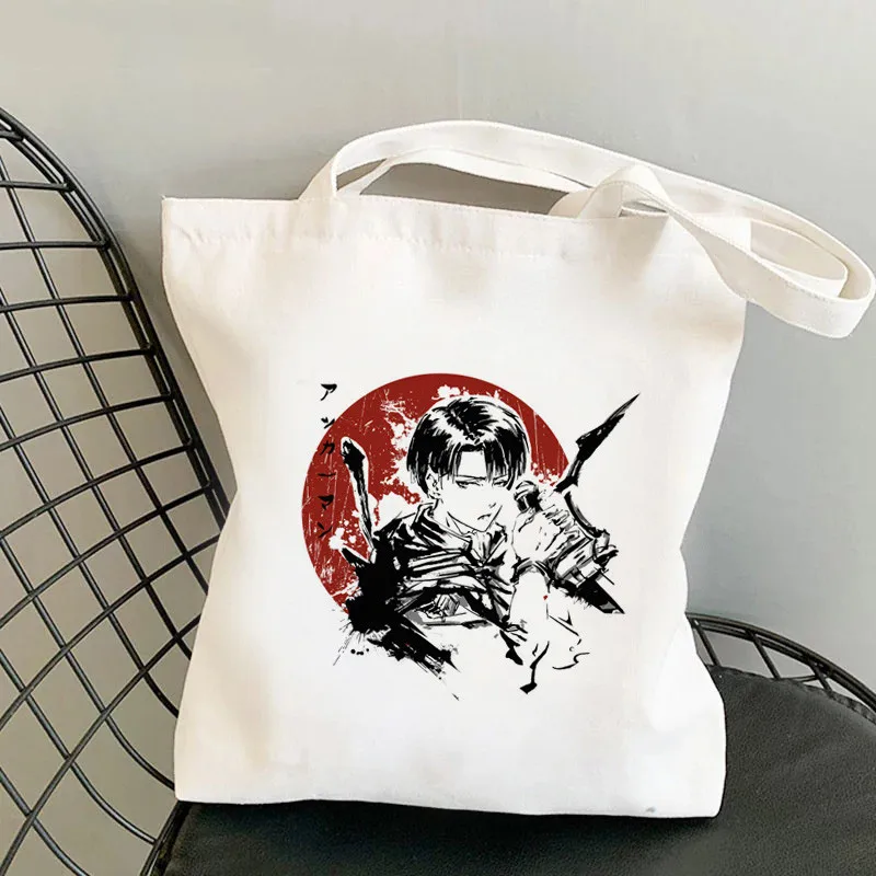 Anime Japanese Harajuku Manga Handbags Shoulder Bags Casual Shopping Girls Attack on Titan Handbag Women Elegant Canvas Bag
Anime Japanese Harajuku Manga Handbags Shoulder Bags Casual Shopping Girls Attack on Titan Handbag Women Elegant Canvas Bag