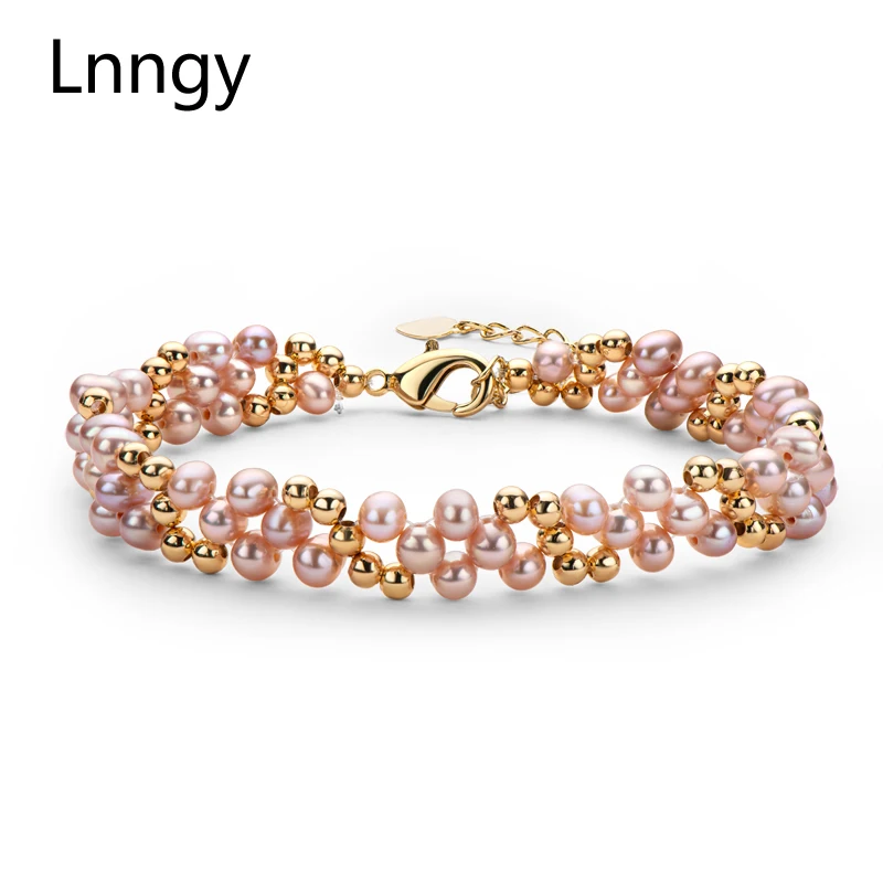 Lnngy 14K позолоченный многослойный браслет 4-5 мм натуральный пресноводный овальный жемчуг витой модный браслет женский браслет ювелирные изделия
Lnngy 14K позолоченный многослойный браслет 4-5 мм натуральный пресноводный овальный жемчуг витой модный браслет женский браслет ювелирные изделия