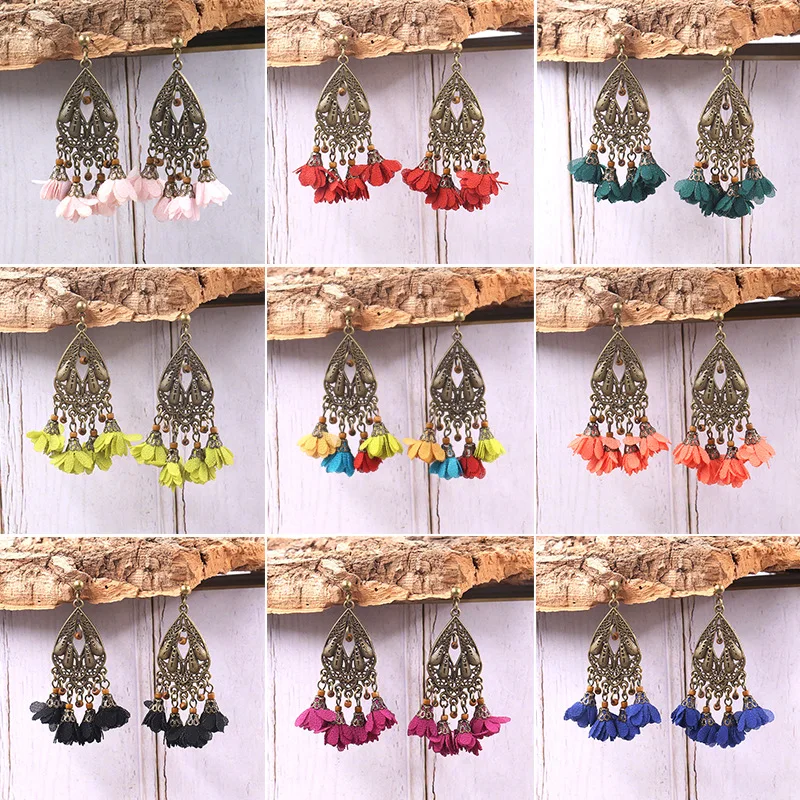 Retro Korean Style Flower Earring Accessories Women Bohemian Fashion Geometric Earrings Fashion Personalized Ear Jewelry Gift 
Retro Korean Style Flower Earring Accessories Women Bohemian Fashion Geometric Earrings Fashion Personalized Ear Jewelry Gift