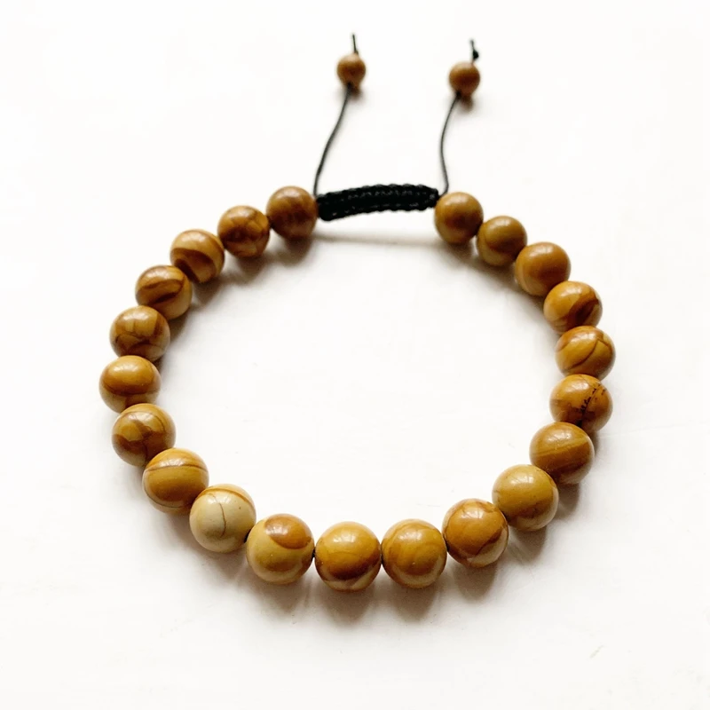 Natural Serpenggiante Stone Beads 8mm Bracelets Therapeutic Energy Healing Bracelet Reiki Crystals Stone Adjustale Bracelet 1pc
Natural Serpenggiante Stone Beads 8mm Bracelets Therapeutic Energy Healing Bracelet Reiki Crystals Stone Adjustale Bracelet 1pc