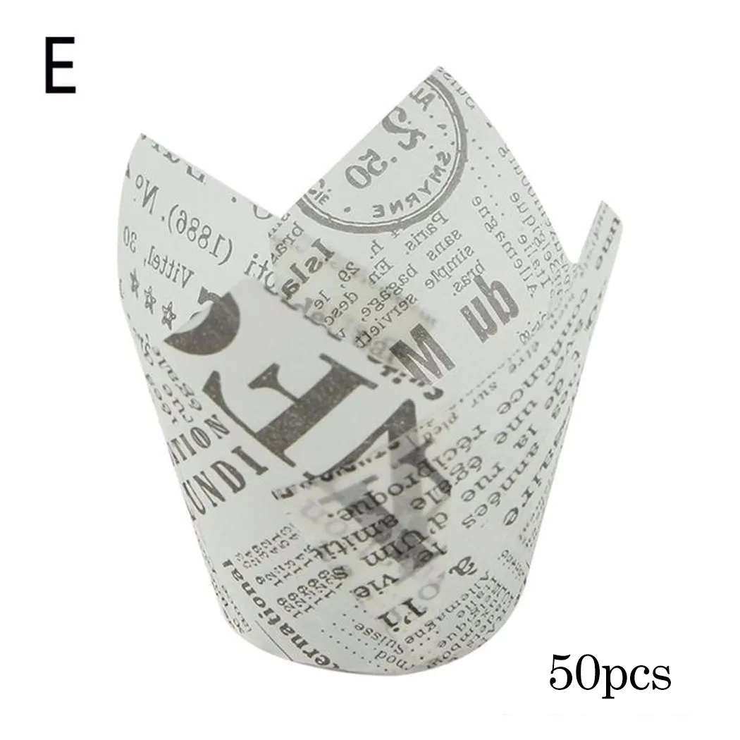50*Tulip Lotus Cake Cup Silicone Oil Paper Paper Cupcake Oil-proof Cake Cup Muffin Cupcake Liner Paper Holder
50*Tulip Lotus Cake Cup Silicone Oil Paper Paper Cupcake Oil-proof Cake Cup Muffin Cupcake Liner Paper Holder