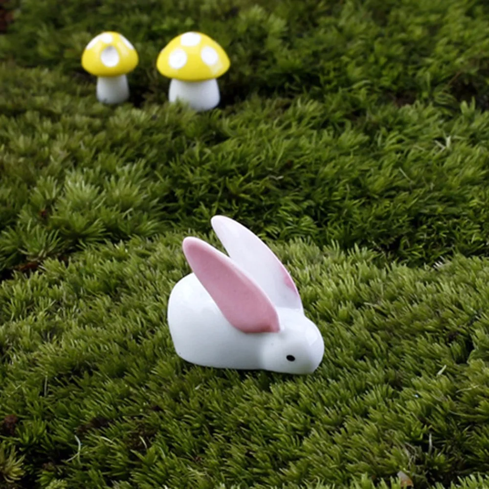 2/4/610/20 Pcs/Set White Miniature Rabbits Resin Ornament DIY Landscaping Fairy Garden Decoration Doll House Decor Toys
2/4/610/20 Pcs/Set White Miniature Rabbits Resin Ornament DIY Landscaping Fairy Garden Decoration Doll House Decor Toys