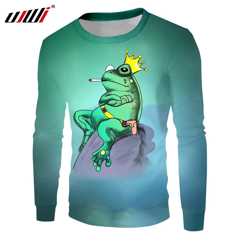 UJWI 3D Green frog Fashion Animal Man Sweatshirt Starry Funny Streetwear Mens Pullover Amusing Crown smoke Oversized Tracksuit
UJWI 3D Green frog Fashion Animal Man Sweatshirt Starry Funny Streetwear Mens Pullover Amusing Crown smoke Oversized Tracksuit