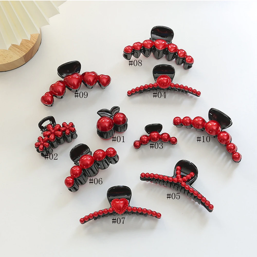 2021 Women Elegant Lucky Red Heart Cherry Barrettes Hair Claws Sweet Trendy Hairpins Fashion Hair Accessories
2021 Women Elegant Lucky Red Heart Cherry Barrettes Hair Claws Sweet Trendy Hairpins Fashion Hair Accessories