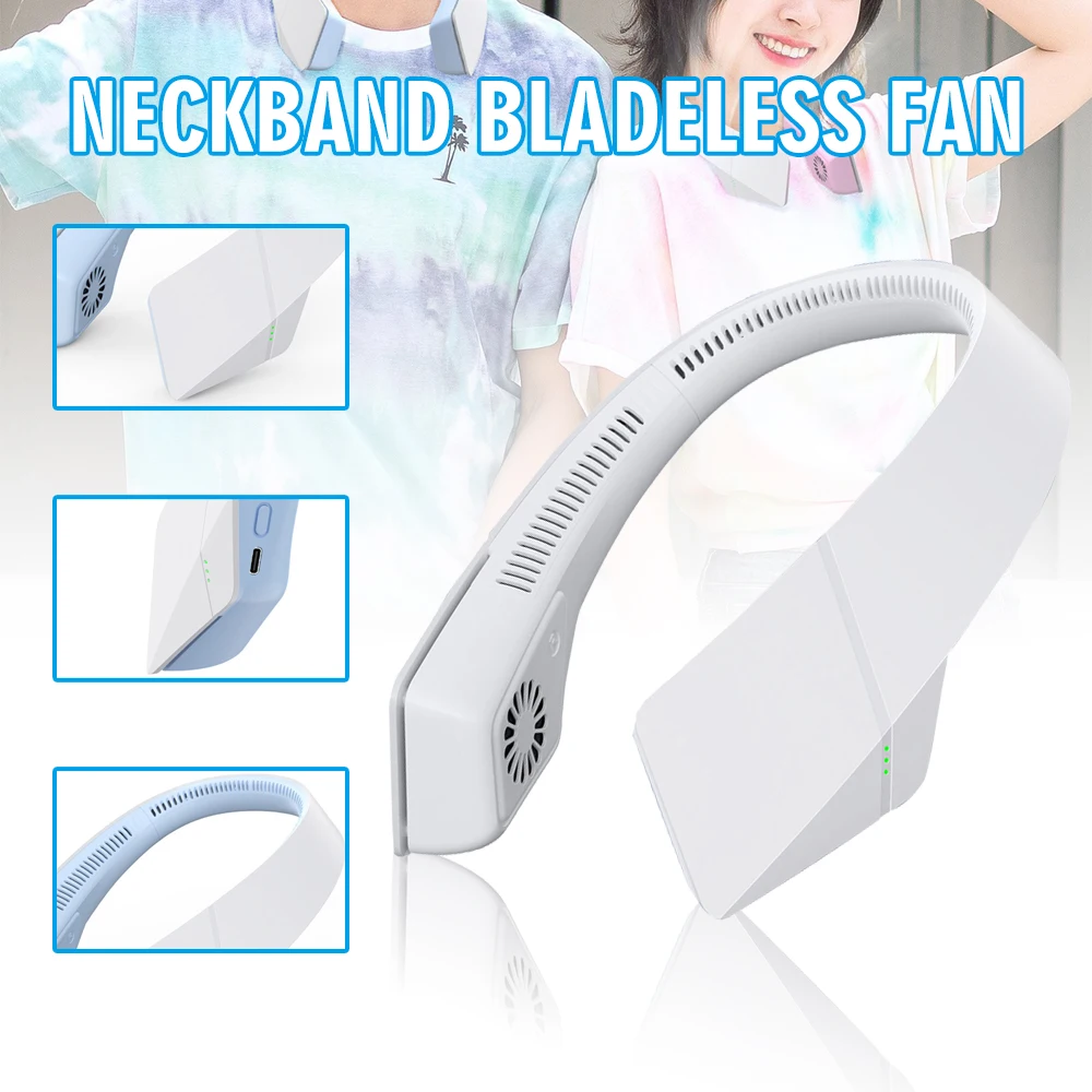 Portable Lazy Neck Hanging Fan USB Charging Neckband Bladeless Cooler For Outdoor Bodybuilding Sports Camping
Portable Lazy Neck Hanging Fan USB Charging Neckband Bladeless Cooler For Outdoor Bodybuilding Sports Camping