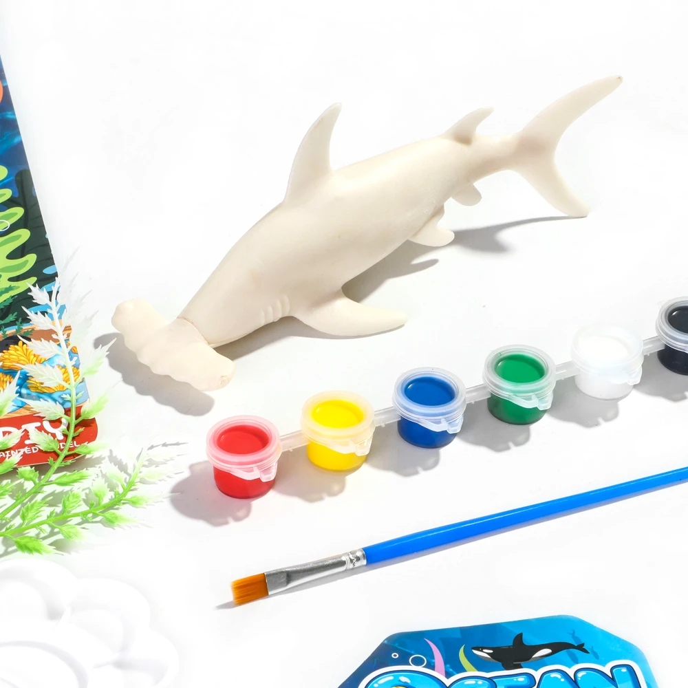 DIY Color Painting Ocean Moving Various Shark Model Painting Children'S Toys Coloring Toys 2-6 Years Old
DIY Color Painting Ocean Moving Various Shark Model Painting Children'S Toys Coloring Toys 2-6 Years Old