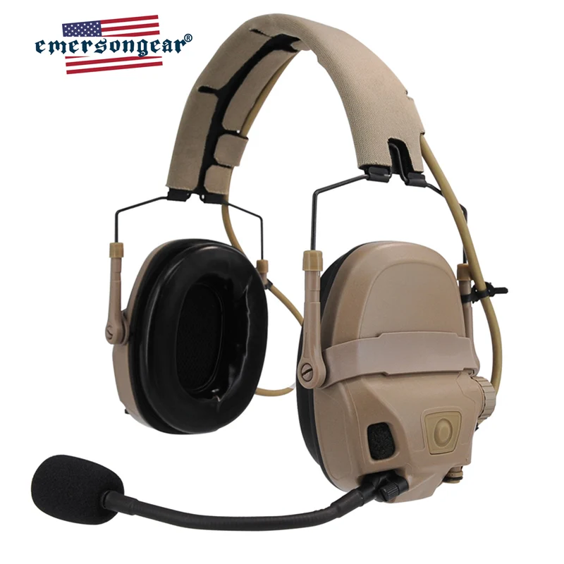Emersongear FCS AMP Tactical Rail Attached Communication Headset Noise Reduction For Fast Helmet High-Cut Headset Hunting BD8943
Emersongear FCS AMP Tactical Rail Attached Communication Headset Noise Reduction For Fast Helmet High-Cut Headset Hunting BD8943