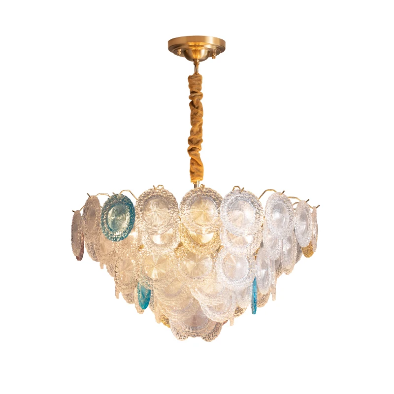 Light luxury crystal chandelier modern living room lamp color bohemian style dining room lamp villa bedroom lamp
Light luxury crystal chandelier modern living room lamp color bohemian style dining room lamp villa bedroom lamp