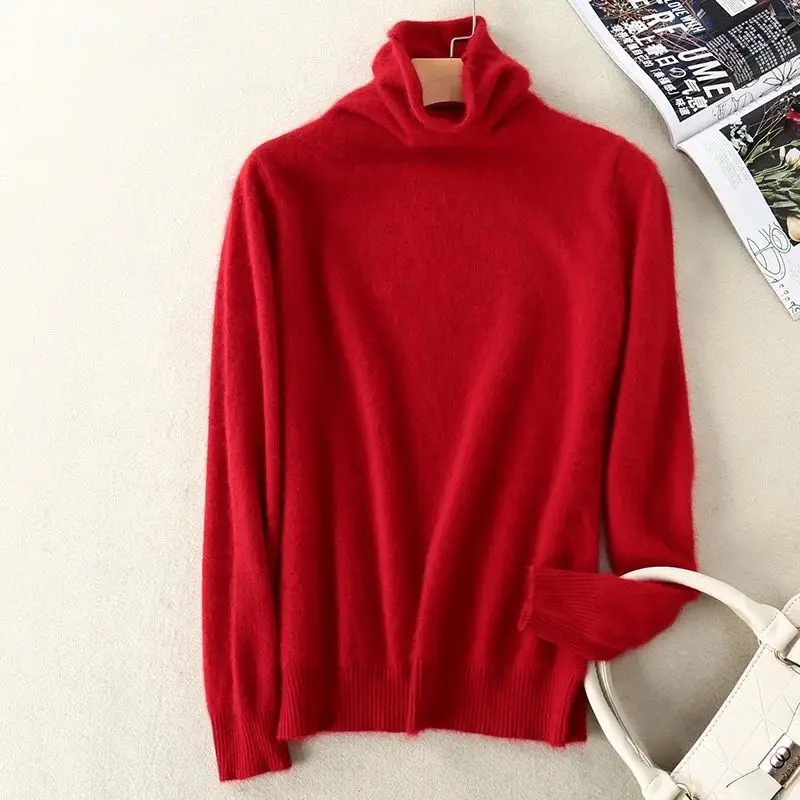 2021 Autumn Winter 11 Colour Pure Mink Cashmere High Collar Piles Large Size Women's Long-Sleeved Sweater Warm Sweater Hedging
2021 Autumn Winter 11 Colour Pure Mink Cashmere High Collar Piles Large Size Women's Long-Sleeved Sweater Warm Sweater Hedging