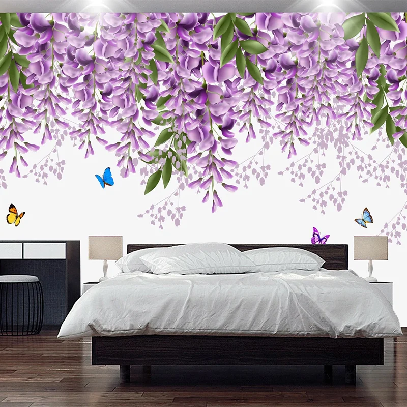 Custom 3D Mural Wallpaper Modern Simple Hand Painted Flowers And Butterflies Frescoes Living Room TV Waterproof 3D Wall Stickers
Custom 3D Mural Wallpaper Modern Simple Hand Painted Flowers And Butterflies Frescoes Living Room TV Waterproof 3D Wall Stickers