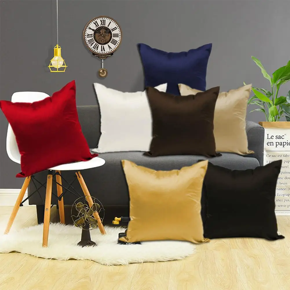 MultiColor Silk Satin Standard Pillow Case Cushion Cover Pillowcase Home Decor Bedding Cover Square Pillow Cases Bed Linings
MultiColor Silk Satin Standard Pillow Case Cushion Cover Pillowcase Home Decor Bedding Cover Square Pillow Cases Bed Linings