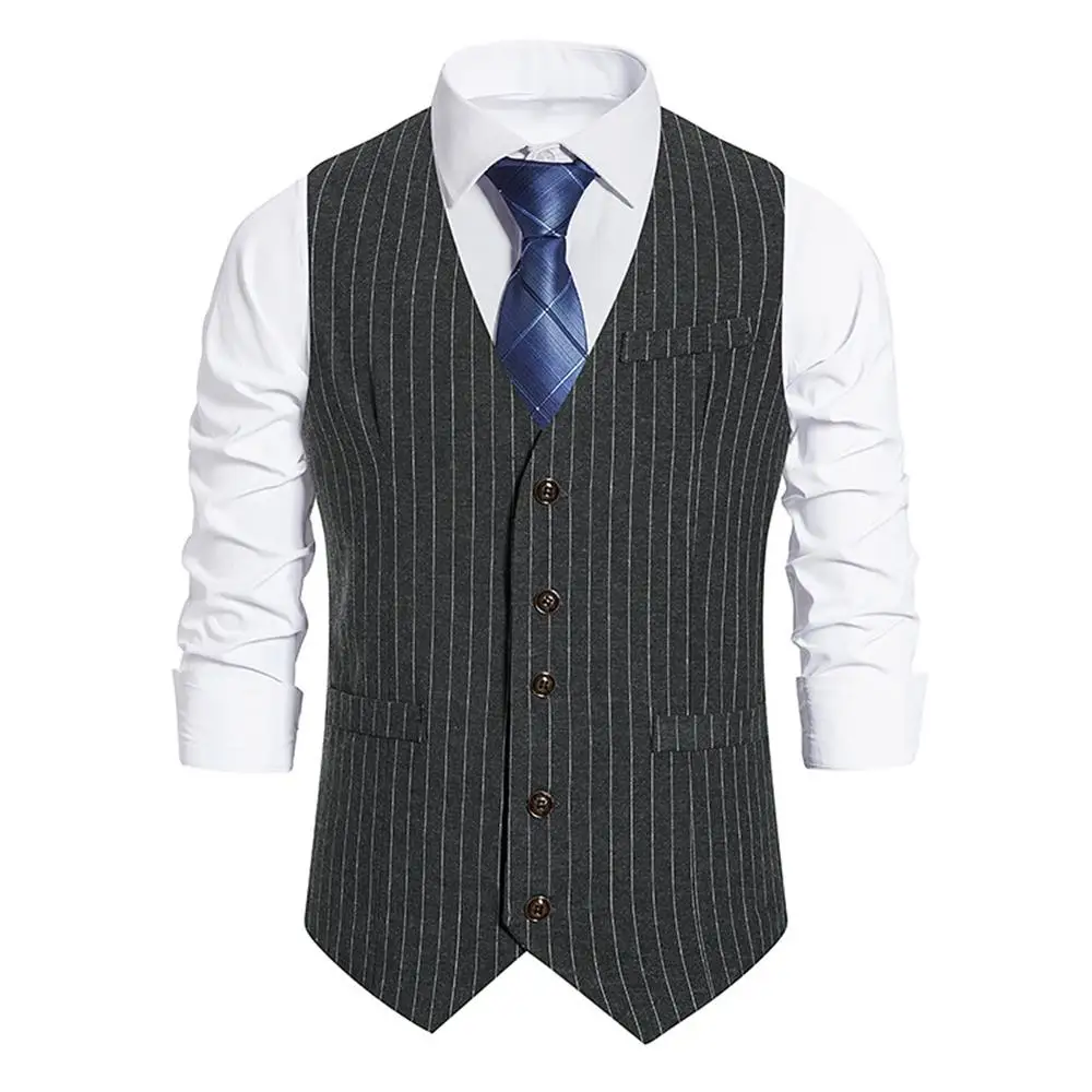 2022 Men Striped Business Wedding Formal Meeting Waistcoat Casual Blazer Vest Tops Slim Fit British Blazer
2022 Men Striped Business Wedding Formal Meeting Waistcoat Casual Blazer Vest Tops Slim Fit British Blazer