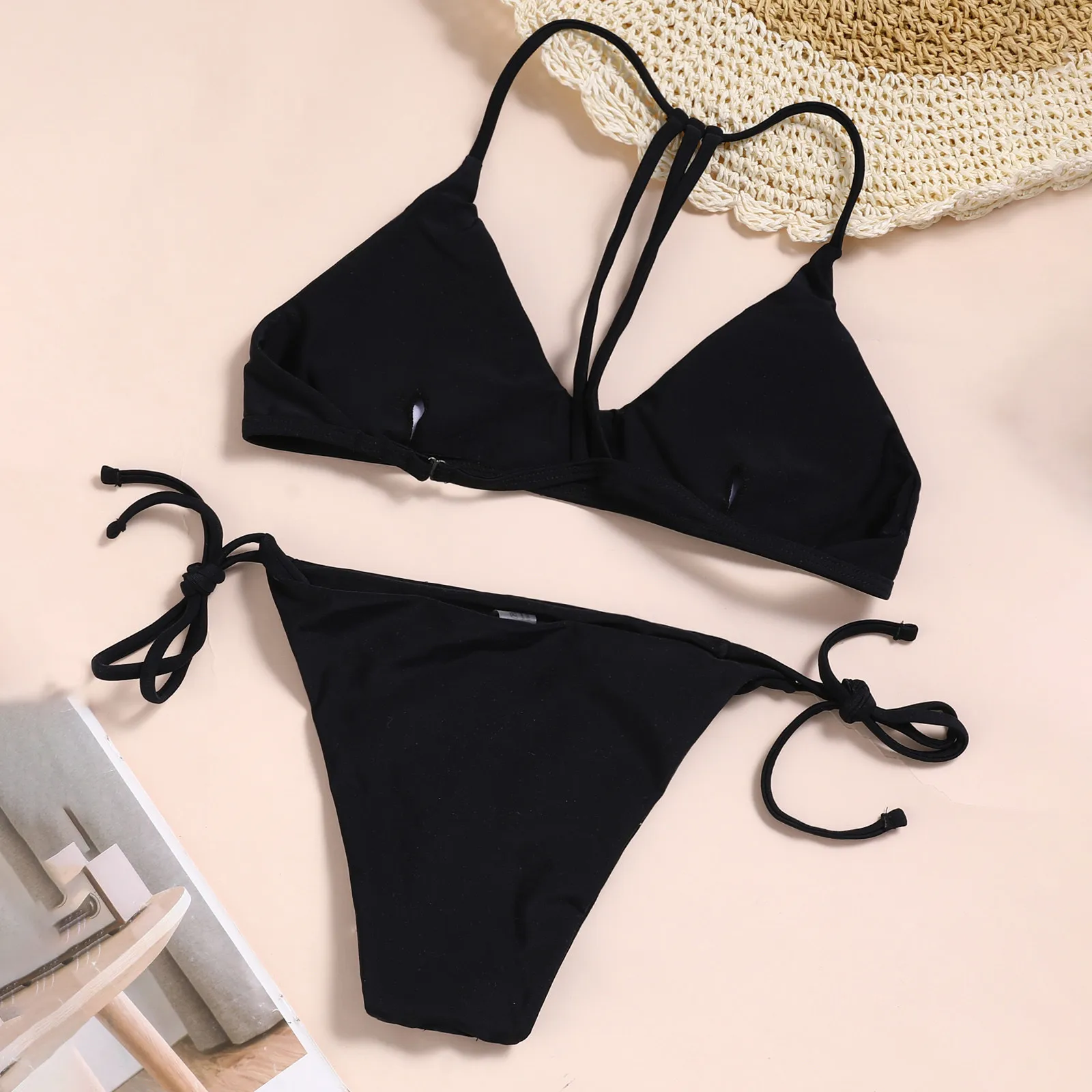 ISHOWTIENDA Sexy Bathing Suit Women Solid Bikini Two-piece Swimwear Swimsuit Beachwear Set #5
ISHOWTIENDA Sexy Bathing Suit Women Solid Bikini Two-piece Swimwear Swimsuit Beachwear Set #5