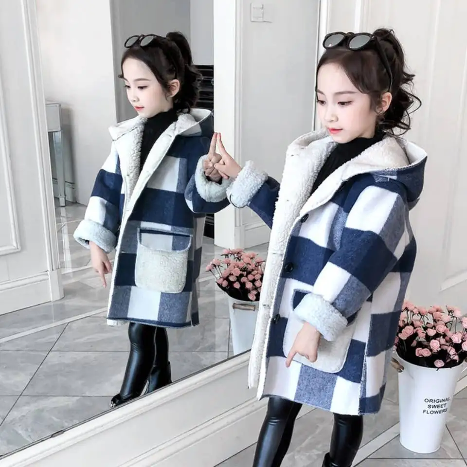 2020Autumn Winter Girls Casual Jackets Hooded Woolen Long Coat Children Outerwear Fashion Clothing Cute Baby Girls Outerwear
2020Autumn Winter Girls Casual Jackets Hooded Woolen Long Coat Children Outerwear Fashion Clothing Cute Baby Girls Outerwear