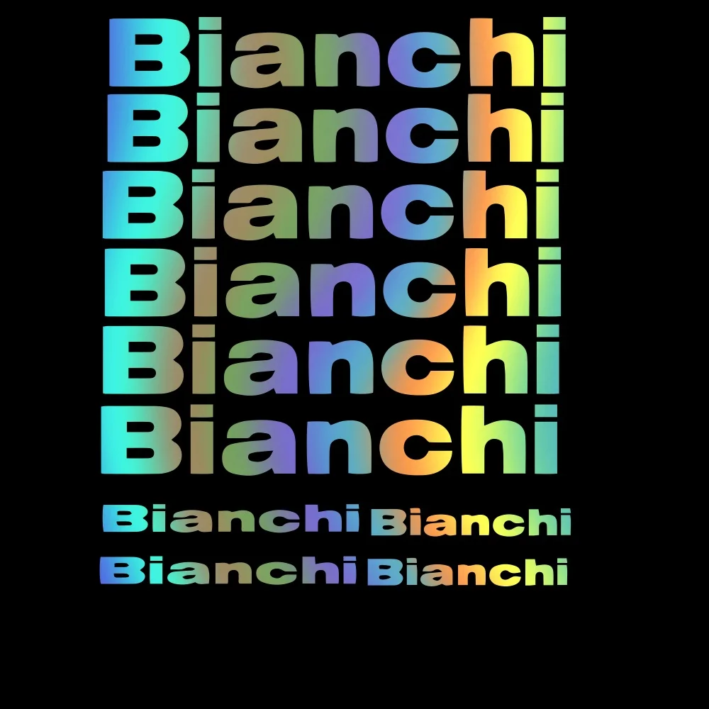 

Creative Bianchi Kit Mountain Bike Fun Car Stickers PVC High Quality Bumper Body Windows Beautifully Decorated Sunscreen Decals