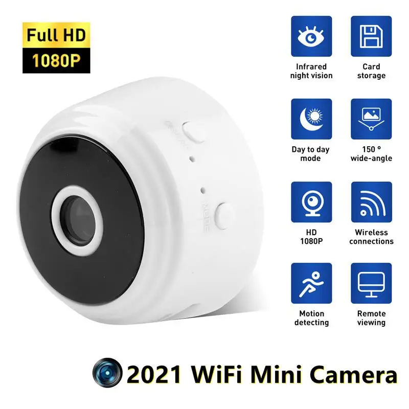 1080P HD Mini Camera Smart Home Wireless Security Remote Control Surveillance Night Vision Camera Camaras De Vigilancia Con Wifi
1080P HD Mini Camera Smart Home Wireless Security Remote Control Surveillance Night Vision Camera Camaras De Vigilancia Con Wifi