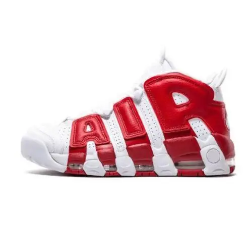 

New Arrival New 96 QS Olympic Varsity Maroon More Men Basketball Shoes 3M Scottie Pippen Uptempo Trainers Sports Mens Sneakers