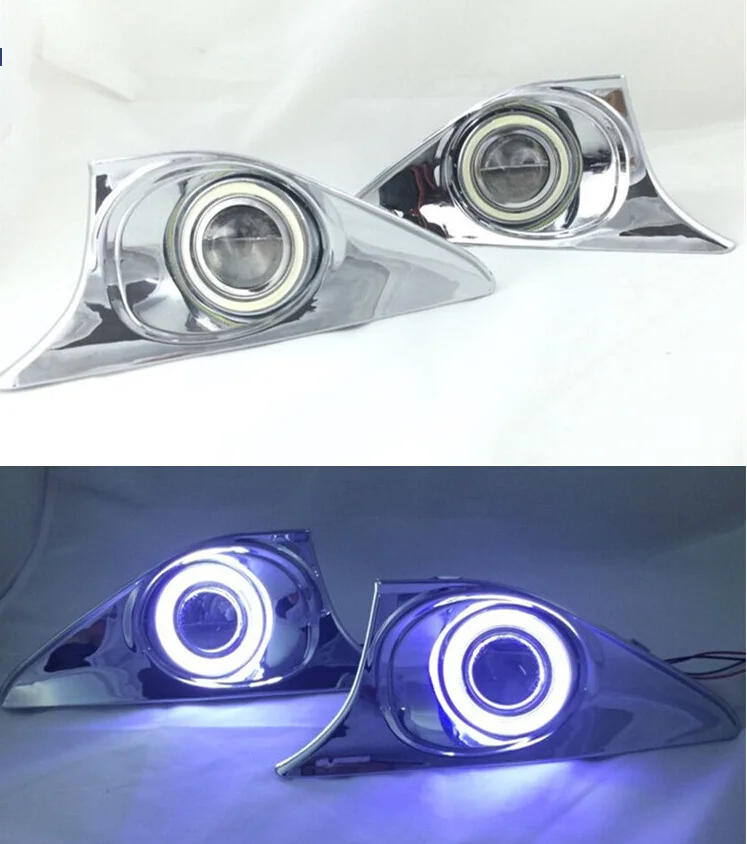 Дневные ходовые огни DRL COB angel eye (6 цветов) + объектив проектора + противотуманная фара с Бампером для toyota camry 2012-14, 2 шт.
Дневные ходовые огни DRL COB angel eye (6 цветов) + объектив проектора + противотуманная фара с Бампером для toyota camry 2012-14, 2 шт.