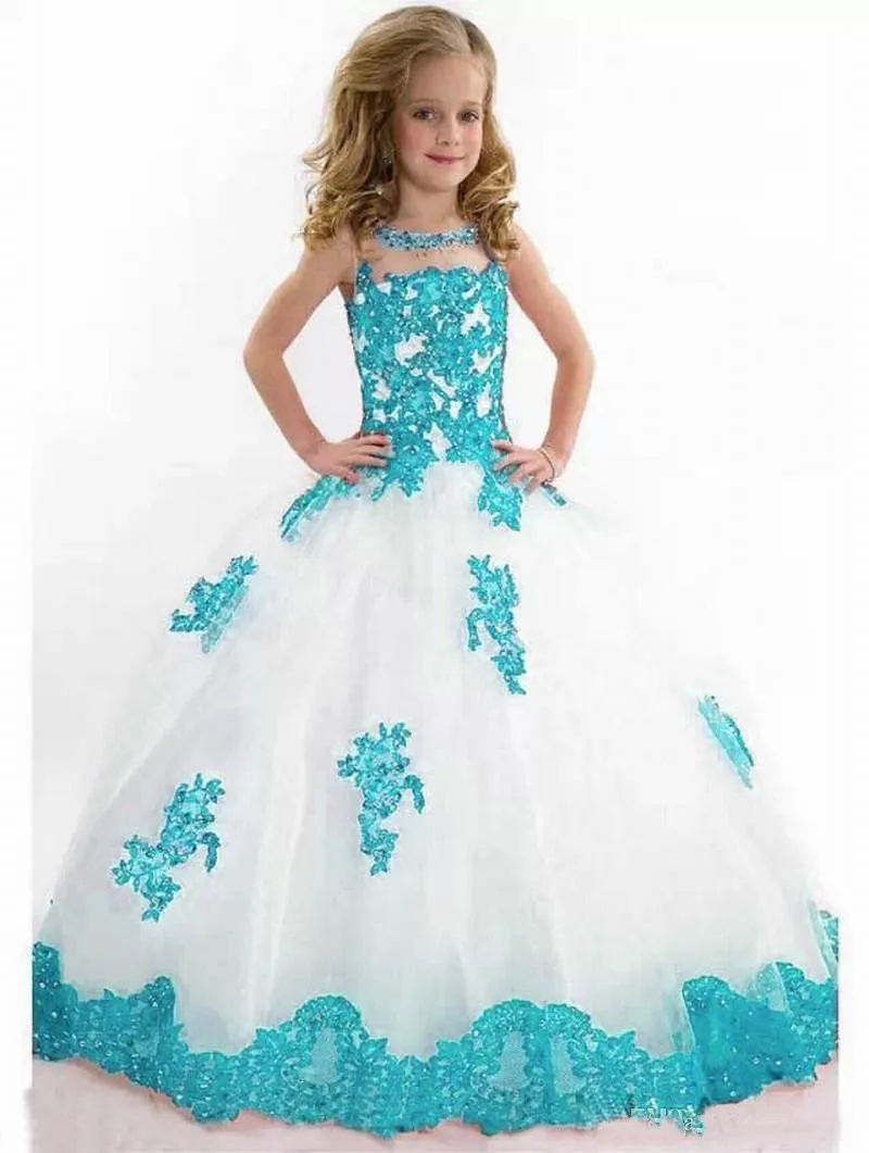 Adorable Ball Gown Flower Girl Dresses Lace Applique Princess Dress Sheer Neck Girl Pageant Gowns First Communion Dress
Adorable Ball Gown Flower Girl Dresses Lace Applique Princess Dress Sheer Neck Girl Pageant Gowns First Communion Dress