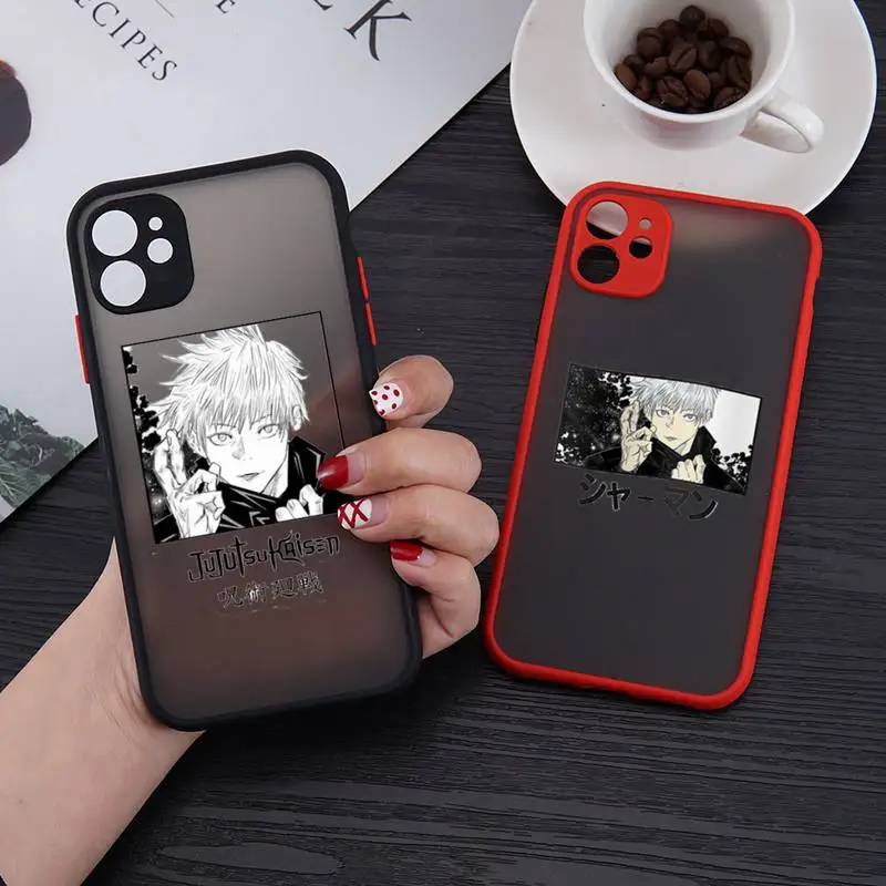 Anime Jujutsu Kaisen Gojo Satoru Phone Case matte transparent For red iPhone 7 8 x xs xr 11 12 pro plus mini max Clear Funda
Anime Jujutsu Kaisen Gojo Satoru Phone Case matte transparent For red iPhone 7 8 x xs xr 11 12 pro plus mini max Clear Funda