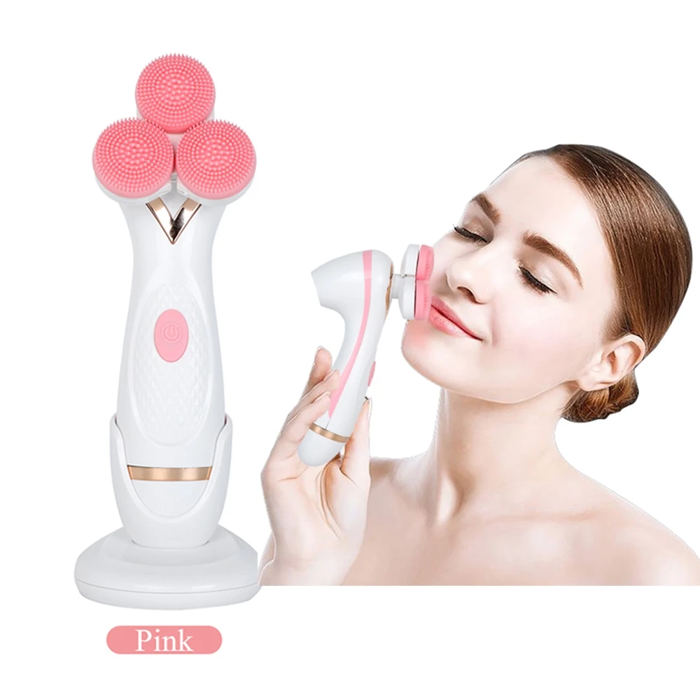 Electric Facial Cleansing Brush Deep Cleaning Blackhead Removal Silicone Waterproof Face Cleaner Beauty Skin Care Massage Tools
Electric Facial Cleansing Brush Deep Cleaning Blackhead Removal Silicone Waterproof Face Cleaner Beauty Skin Care Massage Tools