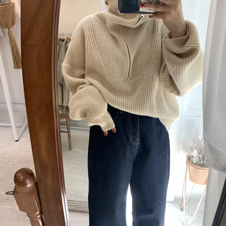 New Women Sweater Pullover Female Knitting Overszie Sweaters Long Sleeve Girls Loose Elegant Knitted Thick Outerwear Plus Size
New Women Sweater Pullover Female Knitting Overszie Sweaters Long Sleeve Girls Loose Elegant Knitted Thick Outerwear Plus Size