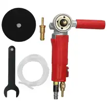 4in Injection Air Pneumatic Sander Pneumatic Water Mill 4300rpm Polisher Air Sander for Auto Body Work Grinding Tool
