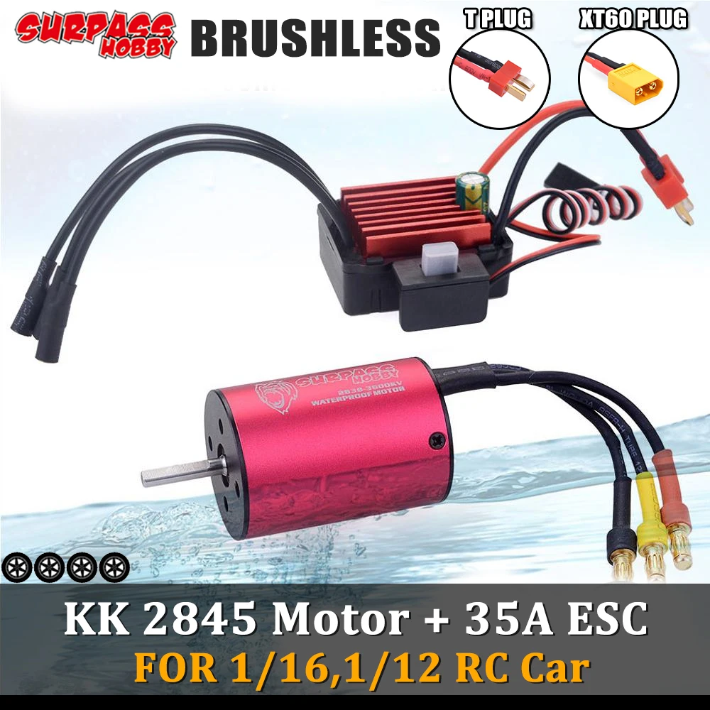 SURPASS HOBBY водонепроницаемый KK 2845 бесщеточный двигатель 35A ESC 2S для 1/12 RC багги Wltoys A949 A959 ARRMA Traxxas LOSI kyosho HSP
SURPASS HOBBY водонепроницаемый KK 2845 бесщеточный двигатель 35A ESC 2S для 1/12 RC багги Wltoys A949 A959 ARRMA Traxxas LOSI kyosho HSP