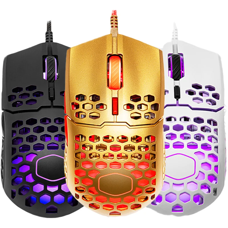 Cooler Master MM711 RGB lighting effect wired mouse 60g lightweight honeycomb design gaming mouse PixArt PMW3389
Cooler Master MM711 RGB lighting effect wired mouse 60g lightweight honeycomb design gaming mouse PixArt PMW3389