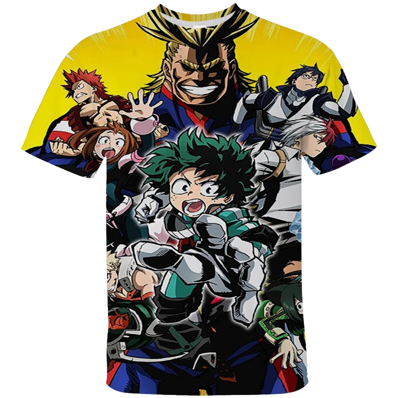 New Anime T Shirt My Hero Academia 3d Printed T-shirt Men Harajuku Streetwear Unisex Tee Tops Boys Boku no Hero Academia Tshirt
New Anime T Shirt My Hero Academia 3d Printed T-shirt Men Harajuku Streetwear Unisex Tee Tops Boys Boku no Hero Academia Tshirt