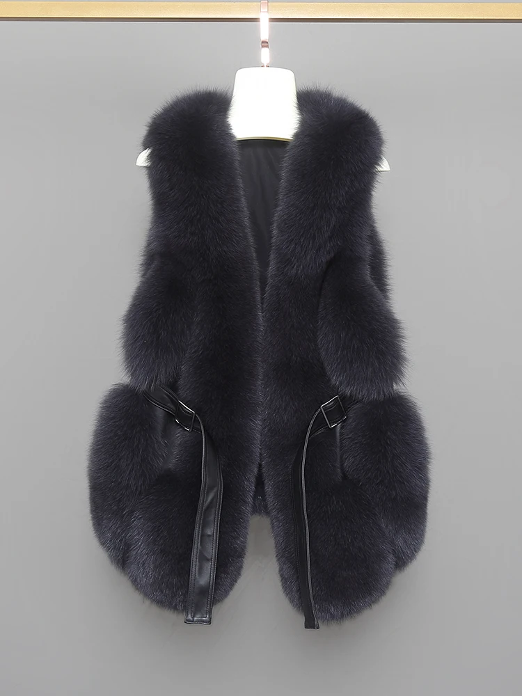 Women Winter Warm Real Fox Fur Vest Natural Fur Coat Sleeveless Ladies 2021 Luxury Female Genuine Fur Vests Thick Warm Clothes
Women Winter Warm Real Fox Fur Vest Natural Fur Coat Sleeveless Ladies 2021 Luxury Female Genuine Fur Vests Thick Warm Clothes